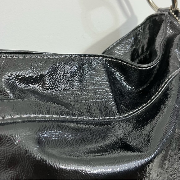 Coach patent leather hobo handbag in black - Picture 10 of 15